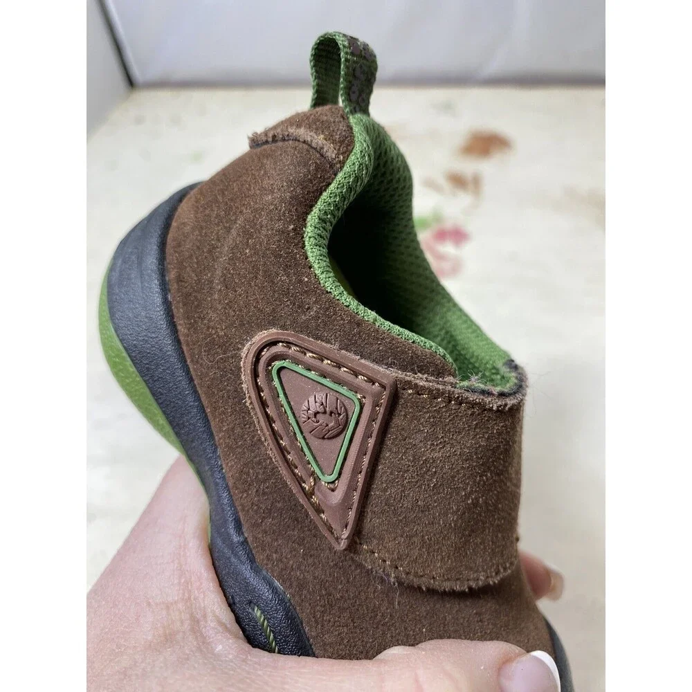 Jambu Condor Brown Faux Suede Hook and Loop Sneakers Little Kids Size 4 M
